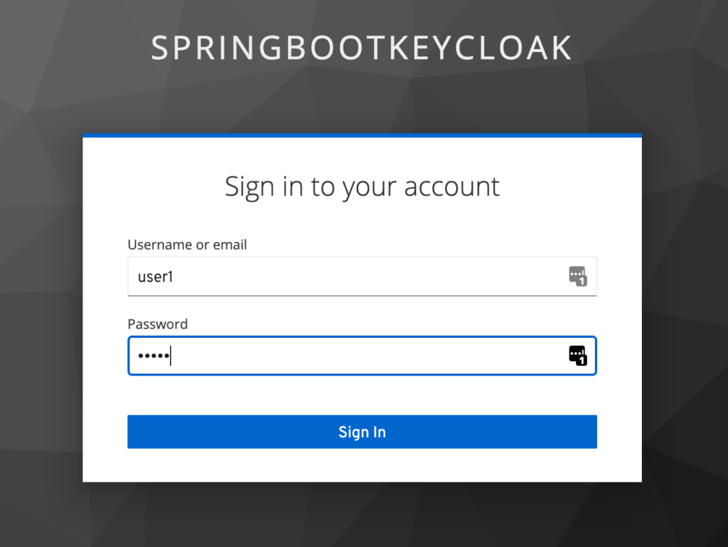 keycloak 用户登录