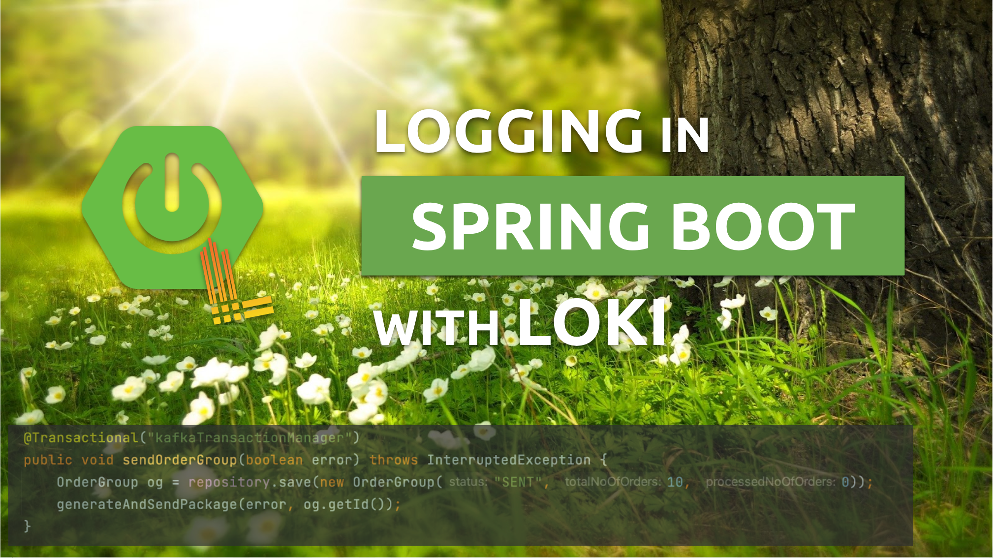 spring boot & Loki