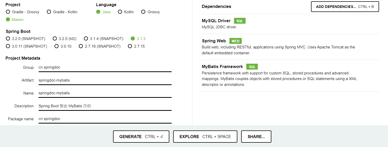 start.springboot.io