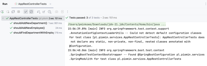Spring Boot Rest API 测试结构