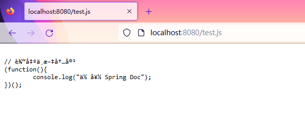 Spring Boot 中乱码的静态文件