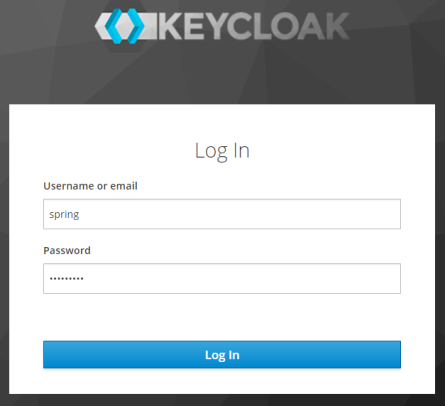 Keycloak 登录页面